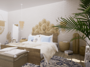 projekt sypialni Projektowanie wnętrz Szczecin